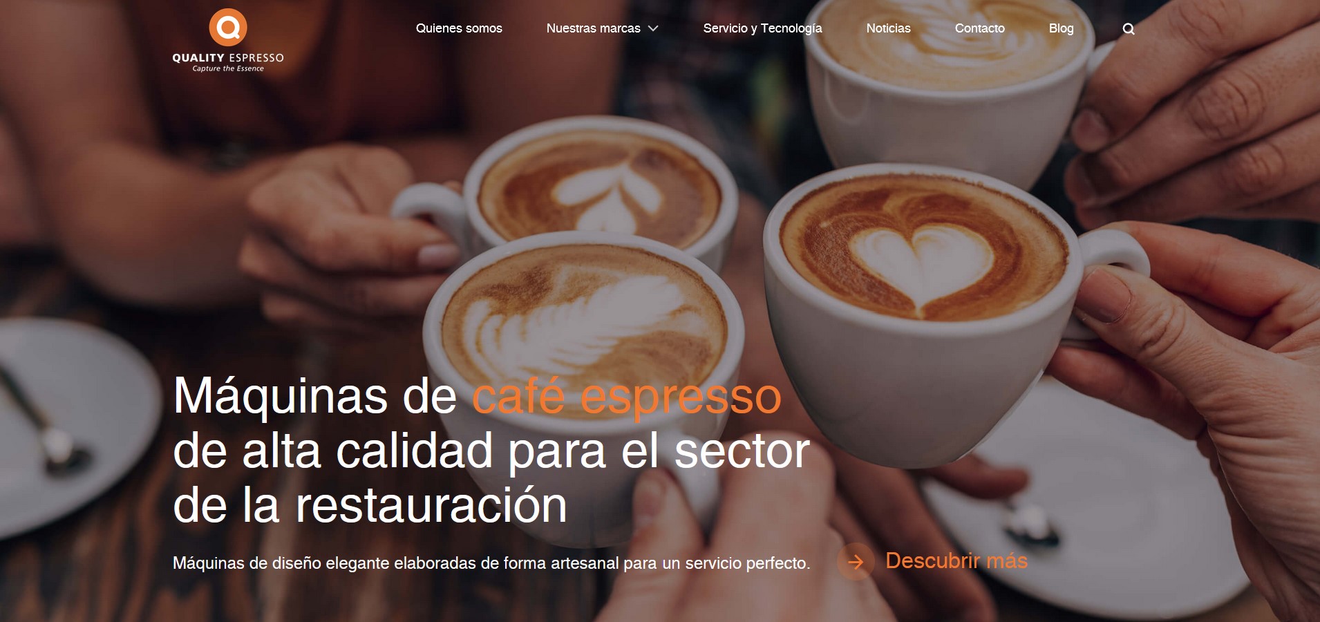 Quality Espresso lanza su nueva web corporativa completamente renovada, atractiva y fácil de usar